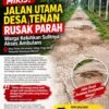 Miris! Jalan Utama Desa Tenan Rusak Parah, Warga Keluhkan Minimnya Perhatian Pemerintah